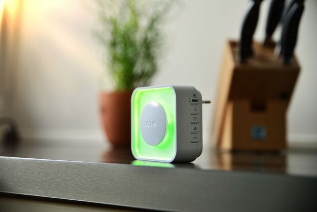 M-E BELL-8010 draadloze bewegingsmelder voor buiten met oplaadbare ontvanger – 300 meter bereik ontvanger