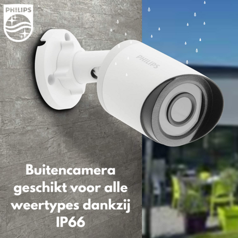 Philips WelcomeEye Cam buitencamera ip66