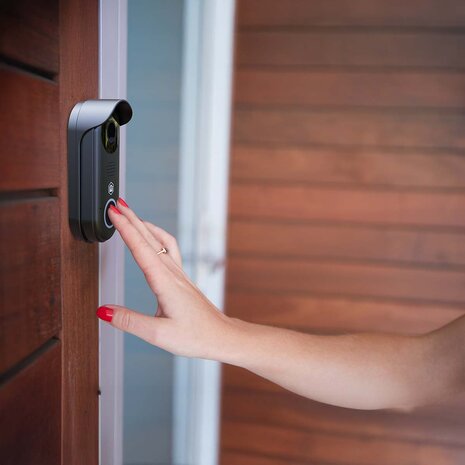 Nedis SmartLife WIFICDP11BK bedrade slimme Wi-Fi videodeurbel