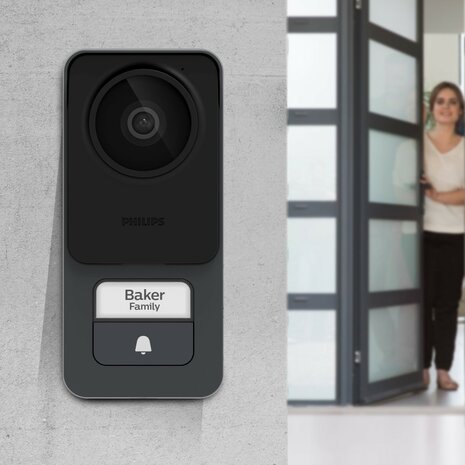 Philips 531047 WelcomeEye Lite 2 bedrade intercom deurbel met camera buitenunit