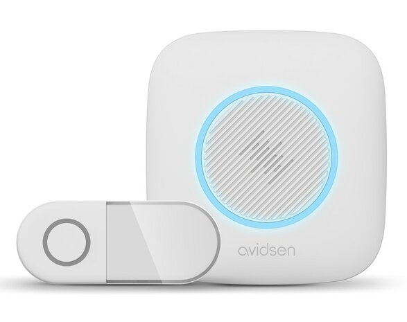 Avidsen Sona Battery draadloze deurbel met flitslicht op batterijen