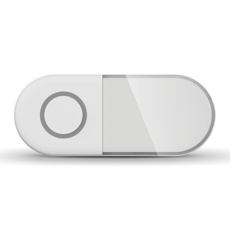 Avidsen Sona Battery draadloze deurbel met flitslicht op batterijen belknop