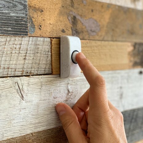 Avidsen 102506 Bamboo Square bedrade deurbel beldrukker