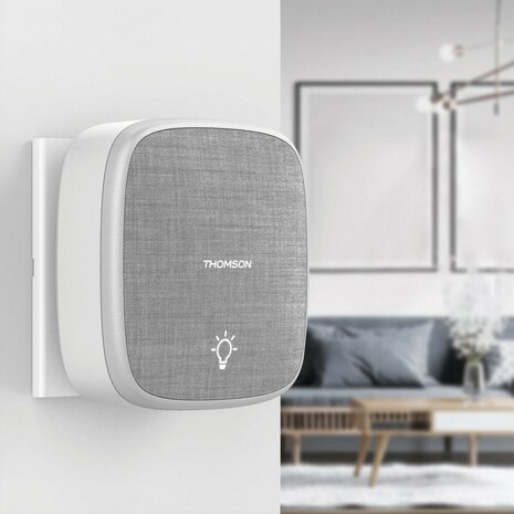 Thomson 513133 draadloze deurbel met kinetische knop en 2 plug-in ontvangers