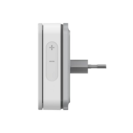 Philips WelcomeBell 300 plugin draadloze deurbel 531015 zijkant plug-in ontvanger