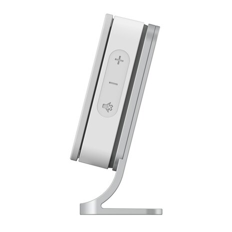 Philips WelcomeBell 300 color draadloze deurbel 531013 ontvanger zijkant instellingen