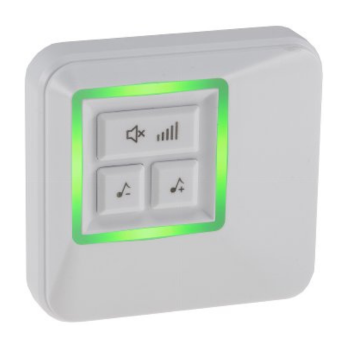 Pilota Porta draadloze deurbel 400 meter bereik op batterijen + flitslicht ontvanger met licht