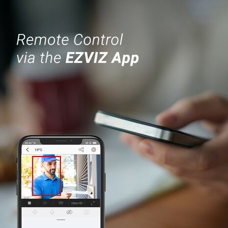 Ezviz HP5 Smart Home bedrade videodeurbel met scherm + app