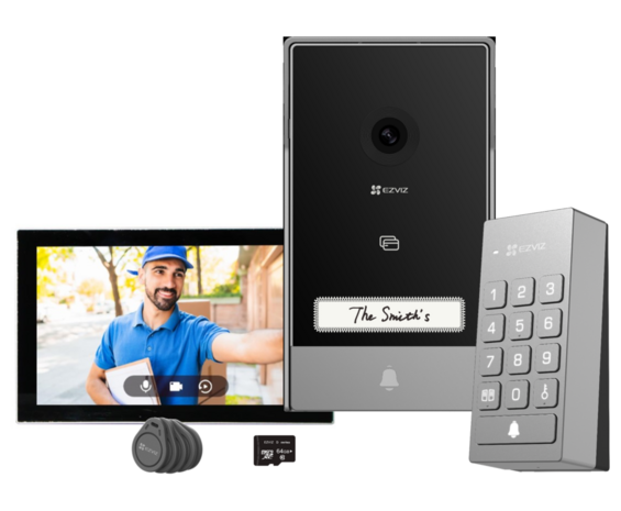 Ezviz TP7 Smart Home 2K bedrade videodeurbel met scherm + toetsenbord