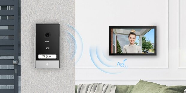 Ezviz TP7 Smart Home 2K bedrade videodeurbel met scherm + toetsenbord
