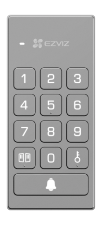 Ezviz TP7 Smart Home 2K bedrade videodeurbel met scherm + toetsenbord