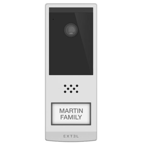 Extel Wave 2 draadloze Wi-Fi intercom met camera + 7 inch scherm deurstation