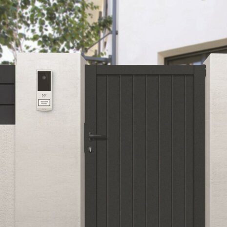 Extel Wave 2 draadloze Wi-Fi intercom met camera + 7 inch scherm deurstation aan muur