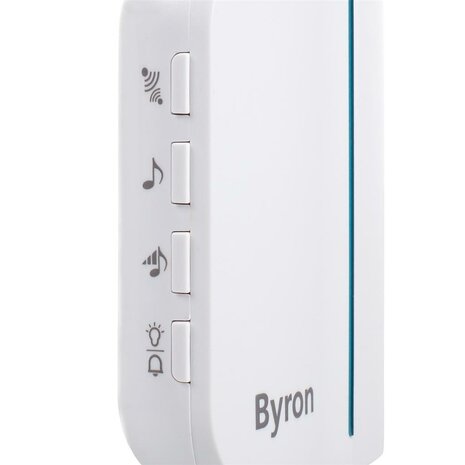 Byron DBY-23441 touchfree deurbelset zwaaisensor zijkant knopjes bewegingsdetectie