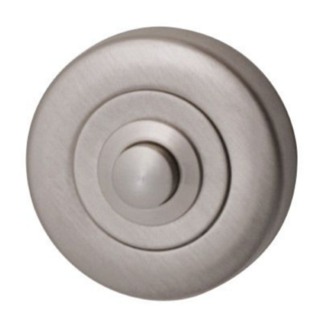 Studio Mariani Artax beldrukker rond pvd inox