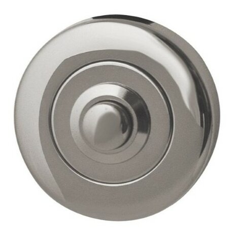 Studio Mariani Artax beldrukker rond pvd glans nikkel