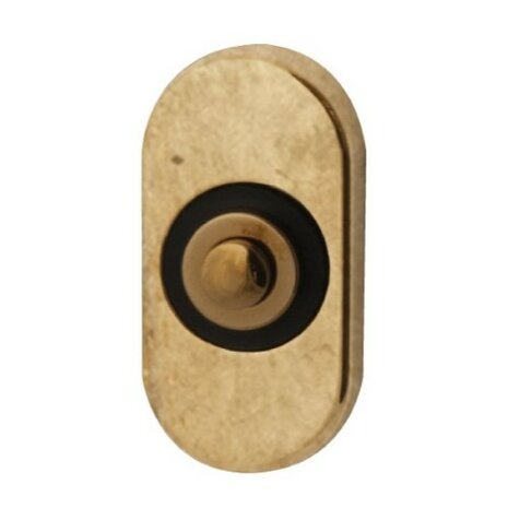 Studio Mariani Nika beldrukker rond getrommeld messing