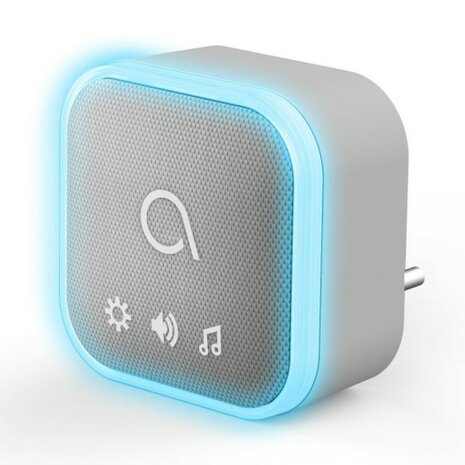 Avidsen 102512 Sona-T Plug-In draadloze deurbel met flitslicht op netstroom