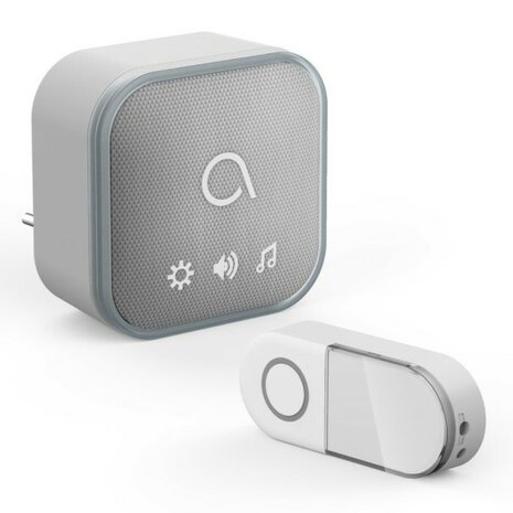 Avidsen 102512-5 Sona-T Plug-In draadloze deurbel met 5 ontvangers voor stopcontact