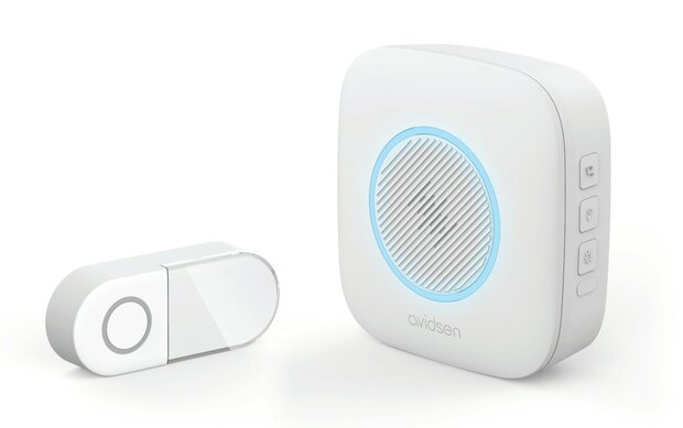 Avidsen Sona Battery draadloze deurbel met flitslicht op batterijen