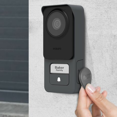 Philips WelcomeEye Connect 3K bedrade deurbel met camera buitenunit
