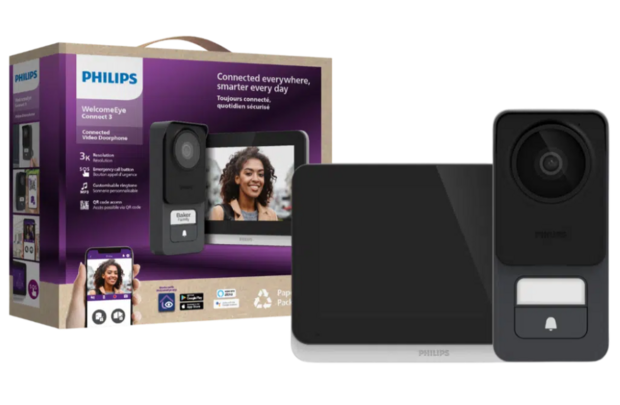 Philips WelcomeEye Connect 3K bedrade deurbel met camera