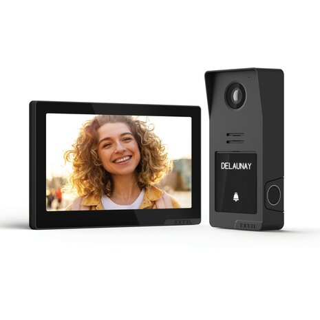 Extel 720335 Digital Connect bedrade video intercom met vingerafdruklezer