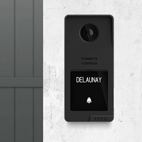 Extel 720335 Digital Connect bedrade video intercom met vingerafdruklezer