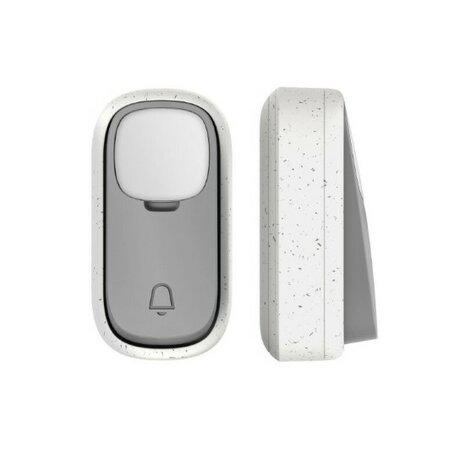 Avidsen 102498-3 draadloze en kinetische deurbel bamboe + 3 ontvangers