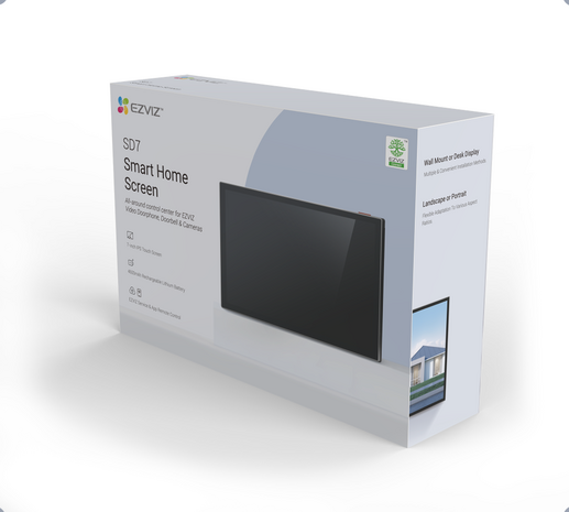 Ezviz SD7 Smart Screen draadloos beveiligingsscherm met 7-inch touchscreen