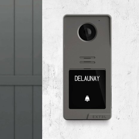 Extel 720335 Digital Connect bedrade video intercom buitenunit grafiet