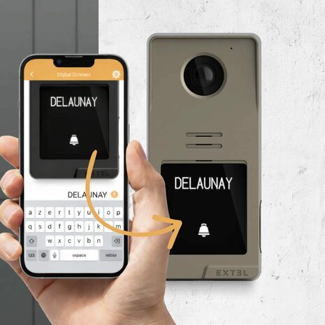 Extel 720335 Digital Connect bedrade video intercom buitenunit