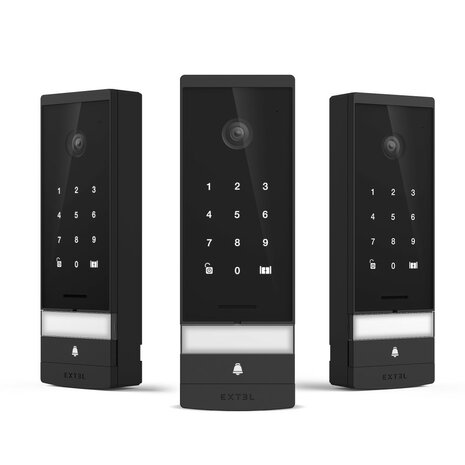Extel 720330 Open 3K bedrade video intercom met toetsenbord en 7 inch scherm