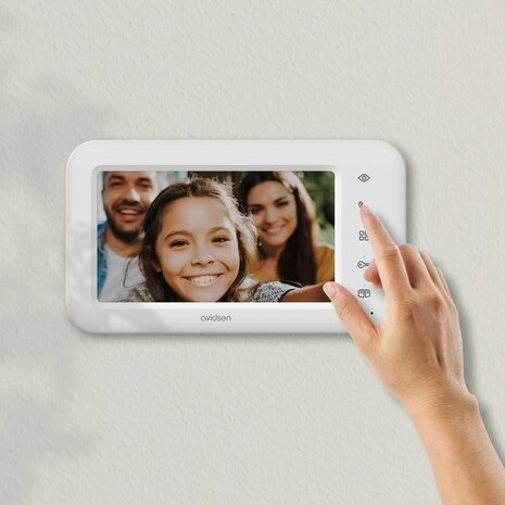 Avidsen 112303 &Eacute;lia bedrade intercom met camera + scherm binnenscherm