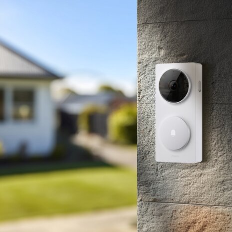 Aqara Smart Video Doorbell Hub G410 Select wit buiten