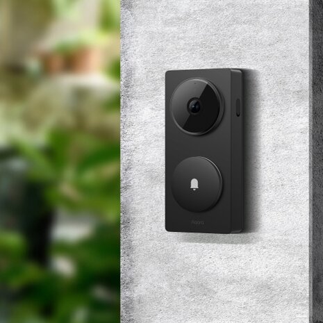 Aqara Smart Video Doorbell G410 Select - bedrade & draadloze videodeurbel met gong - zwart