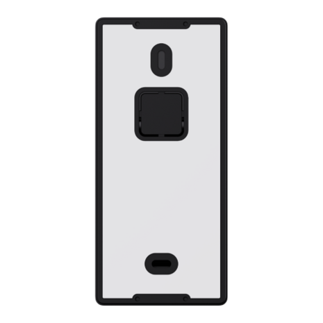 Aqara Smart Video Doorbell G410 Select - bedrade & draadloze videodeurbel met gong - zwart achterzijde