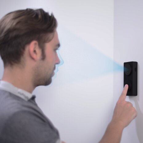 Aqara Smart Video Doorbell G4 - bedrade & draadloze videodeurbel met gong - zwart voordeur