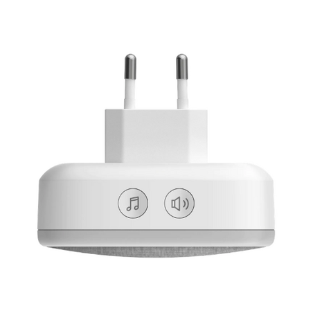 Thomson 513133 draadloze deurbel met kinetische knop en 2 plug-in ontvangers