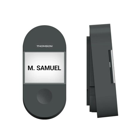 Thomson 513137 draadloze en kinetische deurbel beldrukker