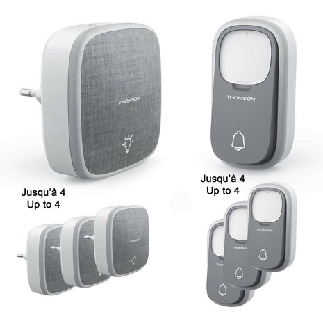Thomson 513135 kinetische draadloze deurdrukker