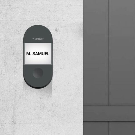 Thomson 513138 draadloze en kinetische deurbel beldrukker