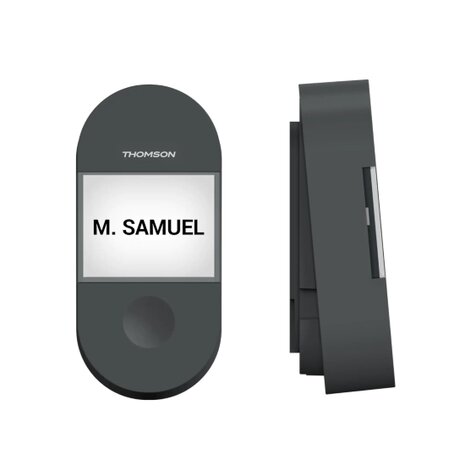 Thomson 513138 draadloze en kinetische deurbel beldrukker