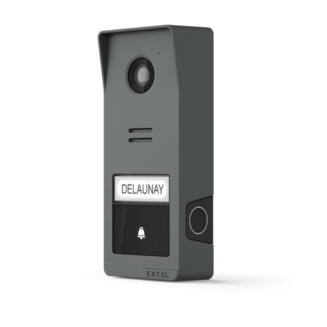 Extel 720337 Wave 3 draadloze video intercom buitenunit grafiet