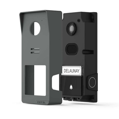 Extel 720337 Wave 3 draadloze video intercom buitenunit grafiet