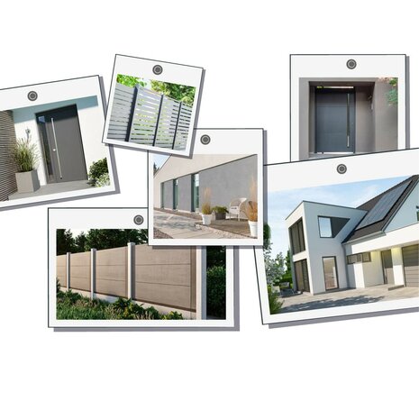 Extel 720337 Wave 3 draadloze video intercom buitenunit grafiet