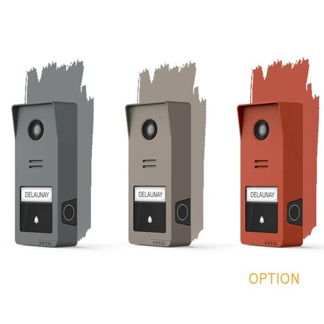 Extel 720337 Wave 3 draadloze video intercom extra kleuren