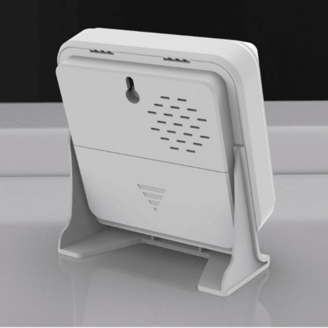 Pilota Porta draadloze deurbel 400 meter bereik met 4 ontvangers op batterijen + flitslicht