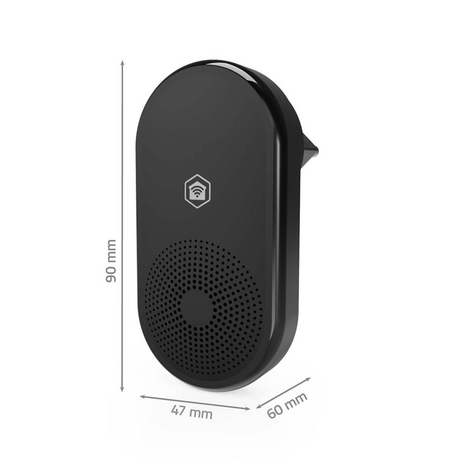 Nedis WIFICDPC11CBK SmartLife gong afmetingen