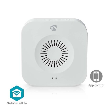 Nedis SmartLife WIFICDPC20WT draadloze gong voorzijde